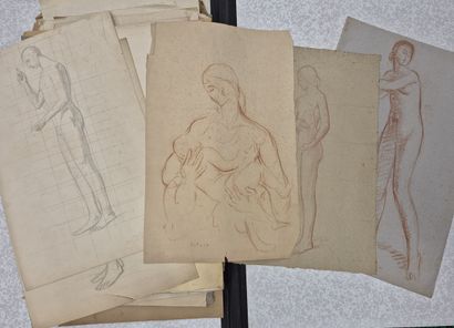 Adolphe DETEIX (1892-1967)
Set of approximately...