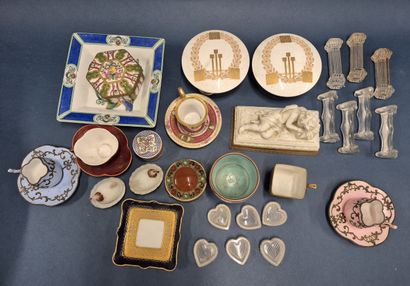 A large lot including a Sèvres porcelain...