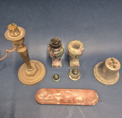 Miscellaneous lot including two small covered...