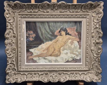 Yves DIEY (1892-1984)
Nue allongé
Huile sur...