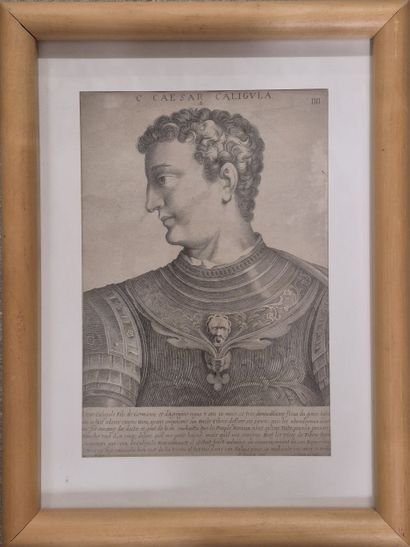 MARIETTE Pierre Jean 
Caesar Caligula 
Engraving...
