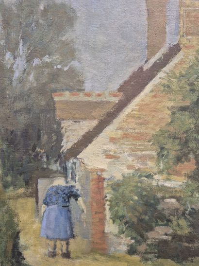 Anonyme, XXe siècle
Vue de ferme
Huile sur...