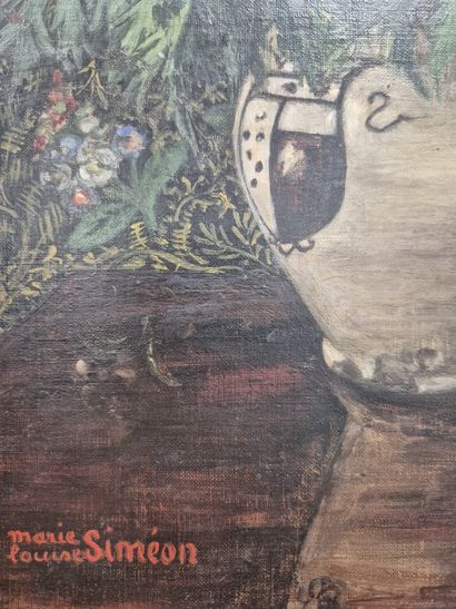 Marie Louise SIMEON
Nature morte au bouquet...