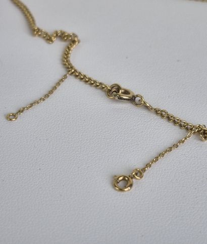 Chaîne en or jaune 18k 750 millièmes à maille...
