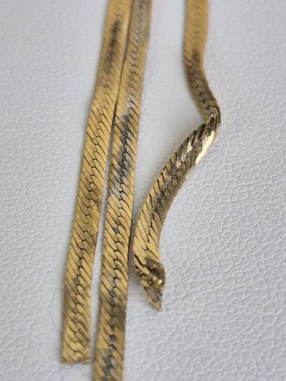 Lot de débris en or jaune 18k 750 millièmes...