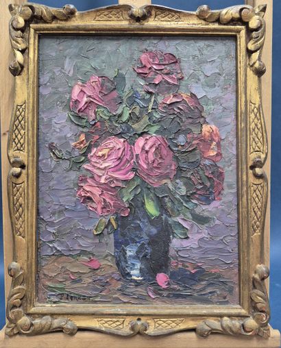 P. FOREST (1881-1971)
Bouquet de roses
Huile...
