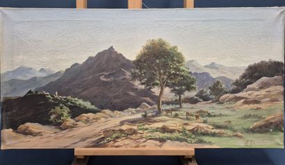 A. GUICHAN
Paysage provençal aux abords des...