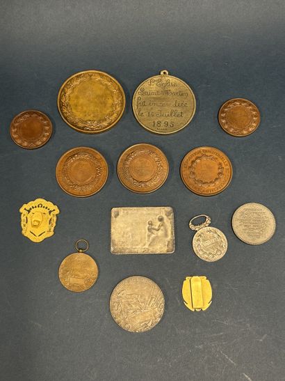 Set of table and miscellaneous medals, civilian,...