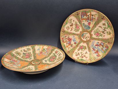 CHINA, 20th century 
Set of shaped pieces...
