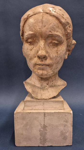 Georges HALBOUT (1895-1986)
Buste de femme...