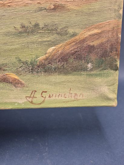 A. GUICHAN
Paysage provençal aux abords des...