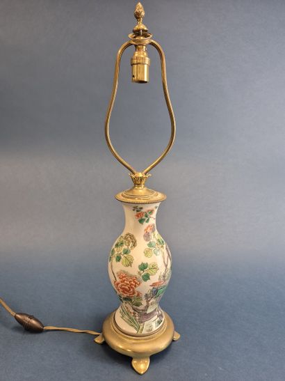 China, 19th century
Porcelain vase with polychrome...