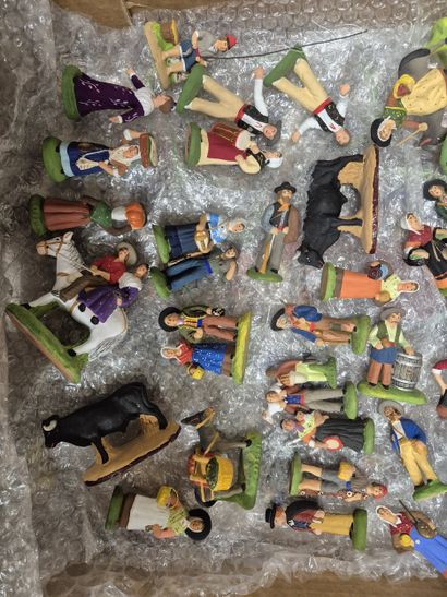 CARBONEL et autres
Importante crèche comprenant...