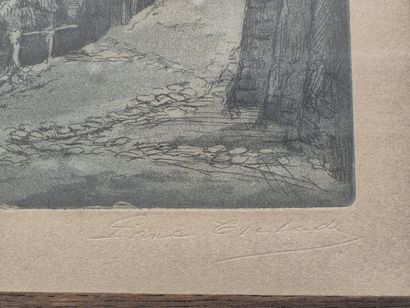 Ecole du XX e siècle 
Le lapin agile 
Lithographie...