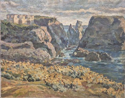 M. TOUCHEBOEUF. Ecole du XXe siècle. 
Belle-île...