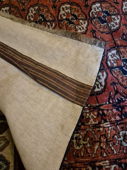 Tapis Boukhara Tékké (Chaine, trame et velours...