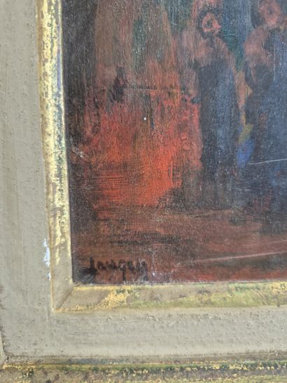 Daniel JAUGEY (1929)
Incendie
Huile sur carton
Signée...
