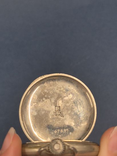 Lot de deux montres de gousset dont une en...