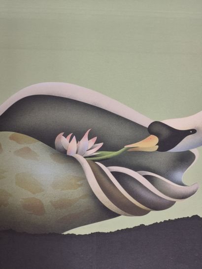 Jean-Paul DONADINI (Né en 1951)
Cygne et...
