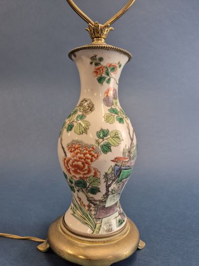 China, 19th century
Porcelain vase with polychrome...