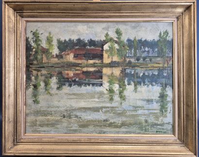 Daniel JAUGEY (1929)
Rizière en Piemont
Huile...