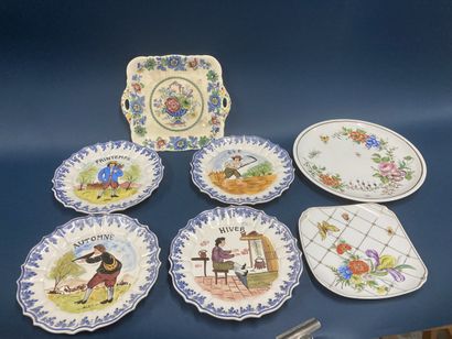 VESOHIA BASSANO
Suite de quatre assiettes...