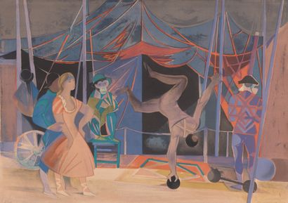Camille HILAIRE (1916-2004)
Le Cirque
Lithographie...