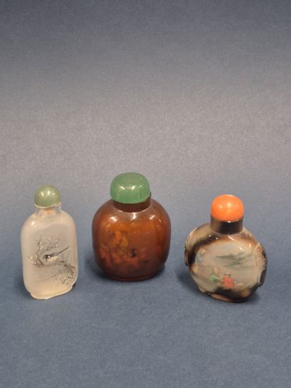 CHINA, 20th century 
Meeting of three glass...