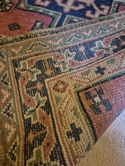 Tapis Kurde (chaine et trame en coton, velours...