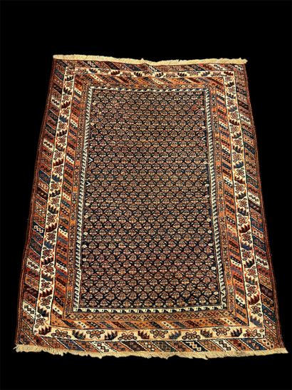 Tapis Kurde (chaine et trame en coton, velours...