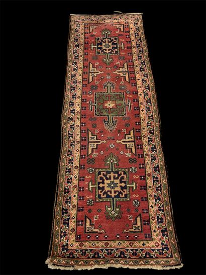 Tapis Kurde (chaine et trame en coton, velours...