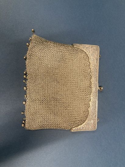 Sac formant bourse en cotte de maille, le...