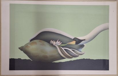 Jean-Paul DONADINI (Né en 1951)
Cygne et...