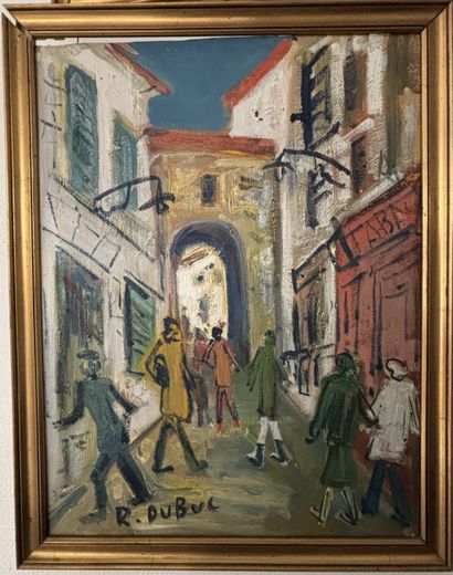 ROLAND DUBUC
Rue animée
Huile sur isorel
Dimensions...