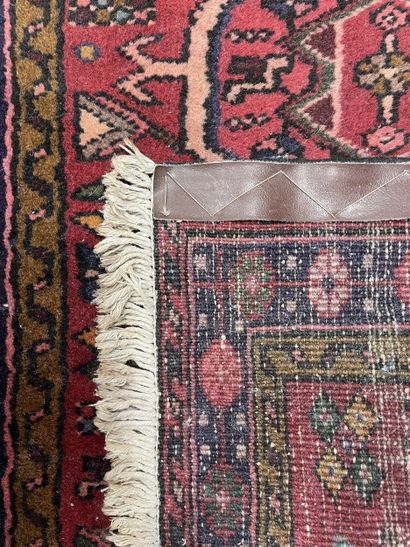 Tapis Karadja (chaine et trame en coton et...