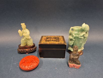 CHINA, 20th century 
Reunion of objects including...