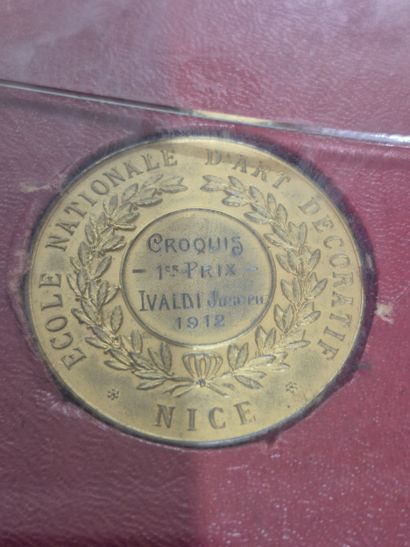 In a frame, a Croix de Chevalier de la Légion...