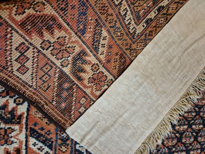 Tapis Kurde (chaine et trame en coton, velours...
