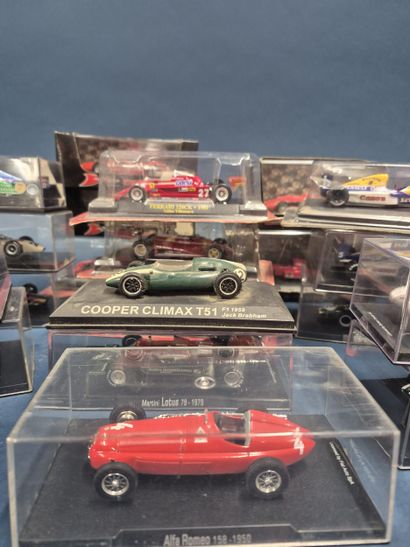 Collection of around 45 Ferrari racing cars...