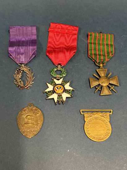 Set of medals of a First World War veteran...