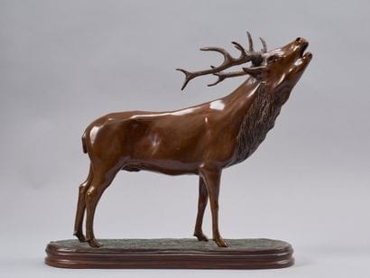 Henri REDON (Born 1944)
Le brame du cerf...
