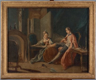 French school of the late 18th century. After...