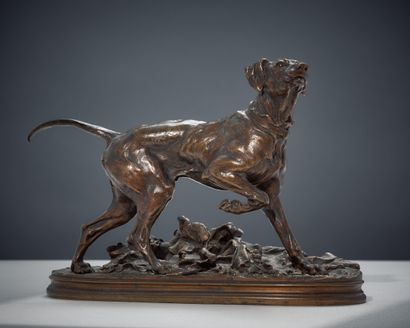 After Pierre-Jules MENE (1810-1879)
Spaniel...