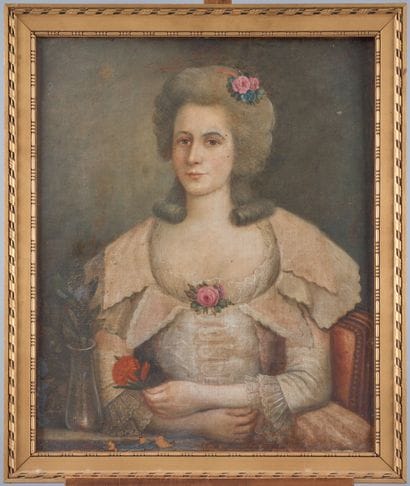 French school of the late eighteenth century
Portrait...