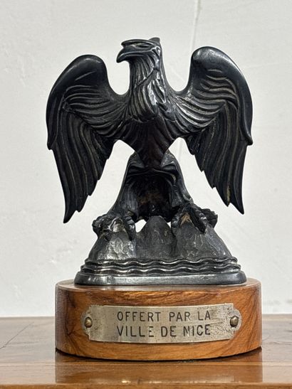 Nice eaglet with spread wings in silver 925...