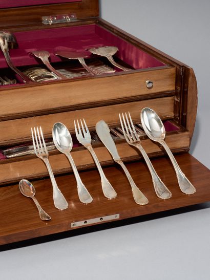 800-thousandth silver dinner service in a...