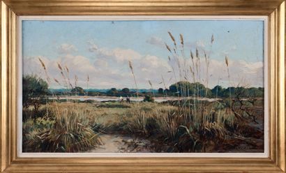 Gustave VIDAL (1895-1966)
Hunter in a Camargue...