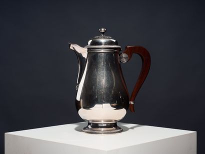 CHRISTOFLE 
Silver-plated metal teapot with...