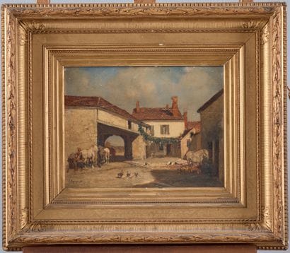 Jules Jacques VEYRASSAT (1828-1893)
The farm...