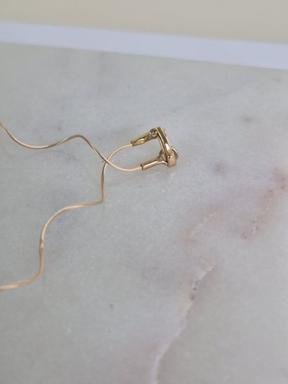 Collier souple en or jaune 18k 750 millièmes...